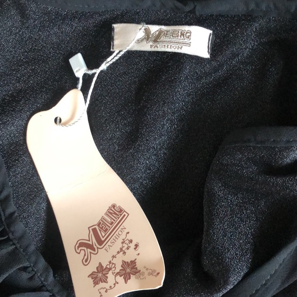 NWT long black dress, size small - Picture 2 of 2